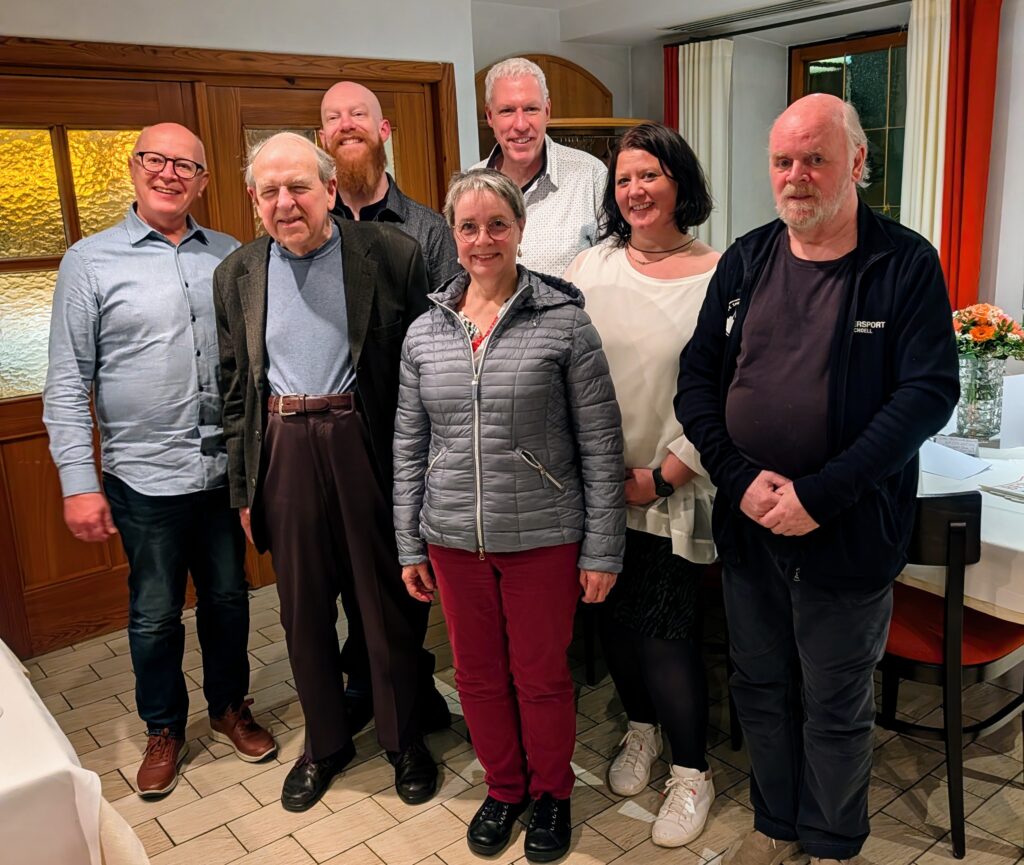 v.l: Horst; Christopher; Sebastian; Nicole; Joachim; Lisa; Rudi